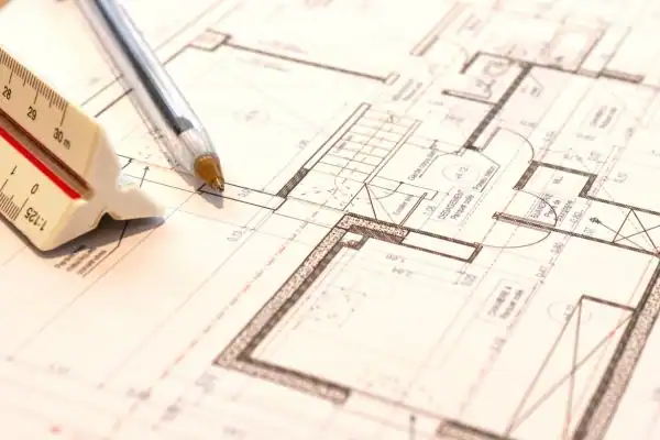 Image of architect Ormskirk drawings