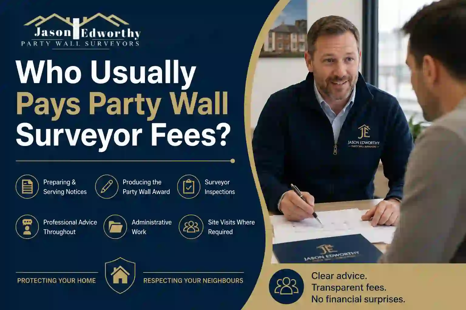 Who Usually Pays Party Wall Surveyor Fees Ormskirk?